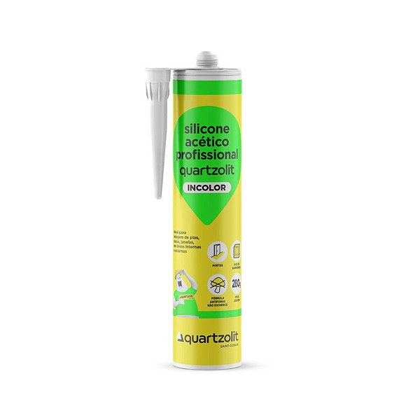 Silicone Acético Profissional Transparente 280g Vonder
