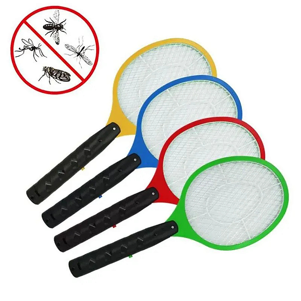 Raquete Elétrica Mata Mosca Maxmidia - Sortido