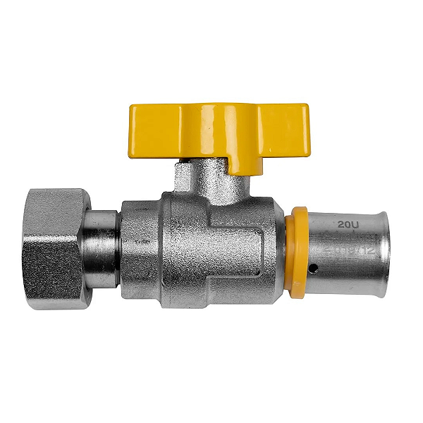 Válvula Metálica Rosca Fêmea Para Gás 16 - 1/2 Astra