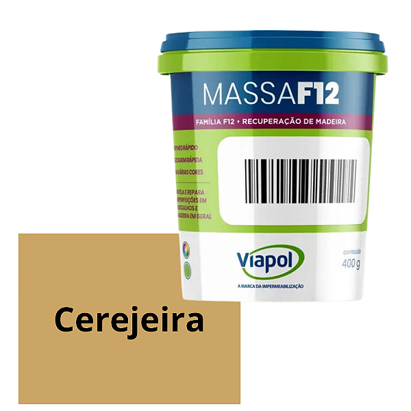 Massa F12 Cerejeira 400grs Viapol