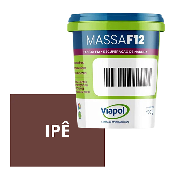 Massa F12 Ipê 400grs Viapol
