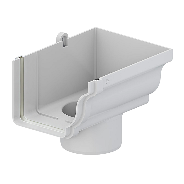 Tigre Bocal Circular Direita Aquapluv Style Branco