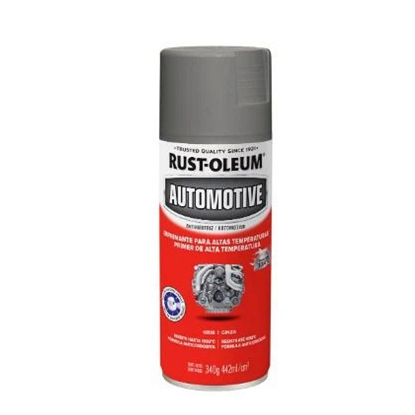 Tinta Spray Imprimante Alta Temperatura Cinza 340g Rust Oleum