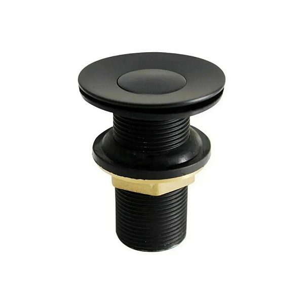 Válvula Click Lavatório Tampa Interna Metal 7/8 Black 9514 Alti