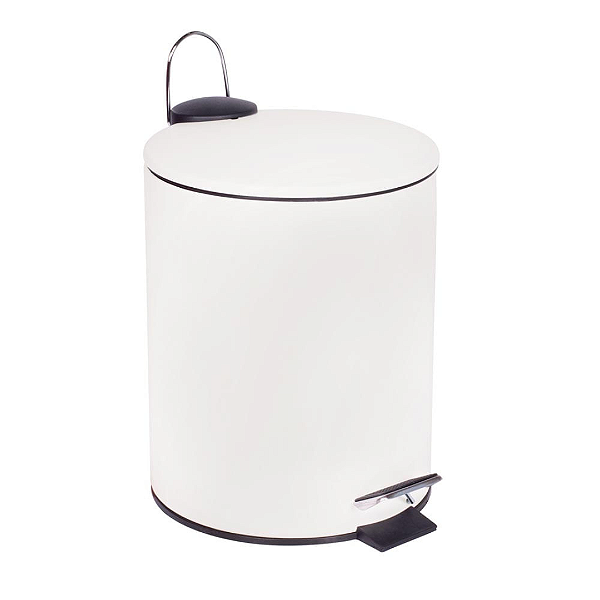 Lixeira Modern Branca 5 Litros Mor