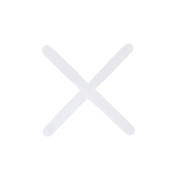 Espaçador Cruzeta 2.0mm Com 100 Unidades Bumax