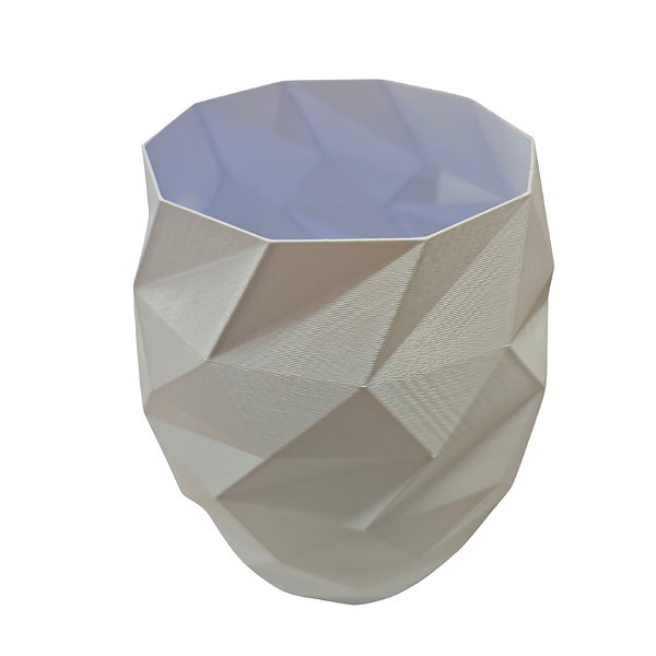 Vaso De Impressão 3D - Branco
