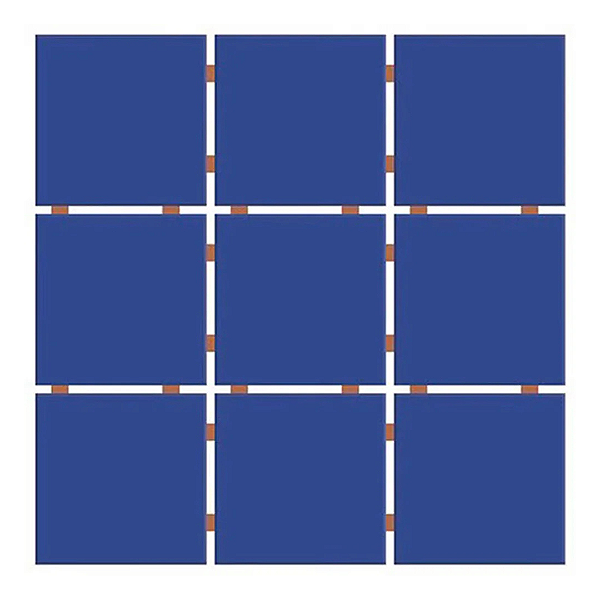 Revestimento Fachada 10X10 TLD AZ Royal CX2,07MT2 - Ceral