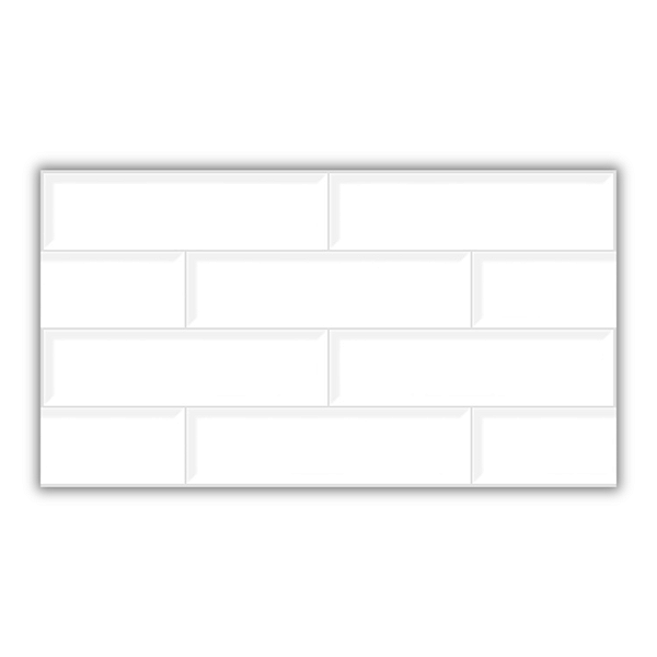 Revestimento RET Brick White Brilho 32X59 CX2,30MT2 - Lume
