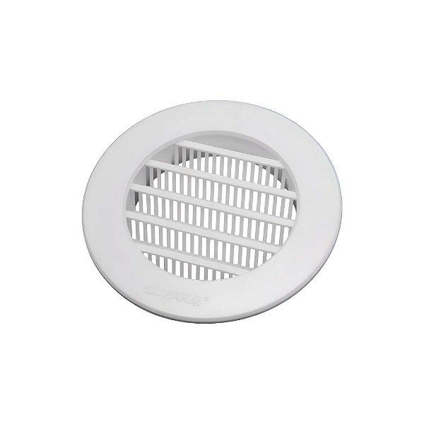 Grelha Ventilação Com Tela Redonda 150mm Durín