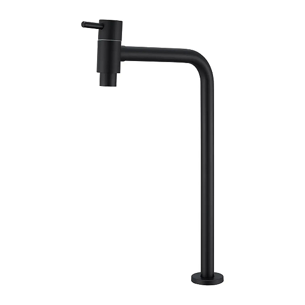 Torneira Lavatório Inox Mesa Longa 35cm NOX09 Preta - Doan