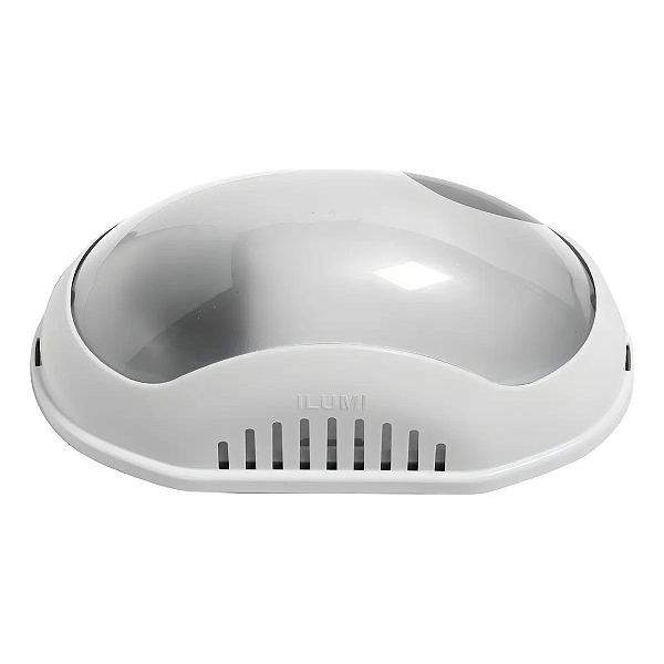 Luminária Tartaruga Decor 25W 250V C/Capa Branca Ilumi