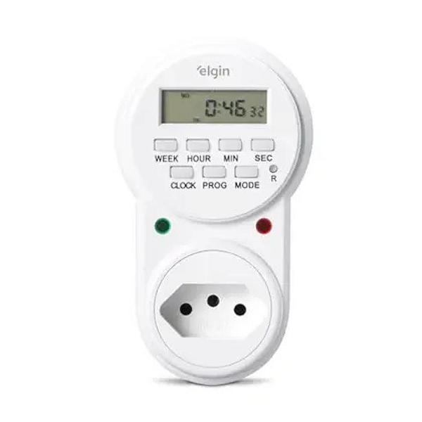 Timer Digital 10A 2P T - Elgin