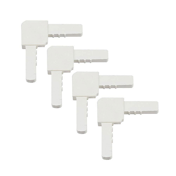 Kit Acessórios Tela Fácil Branco Alumark