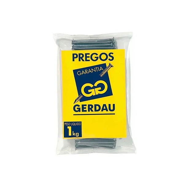 Prego 19X36 Com Cabeça 1KG Gerdau