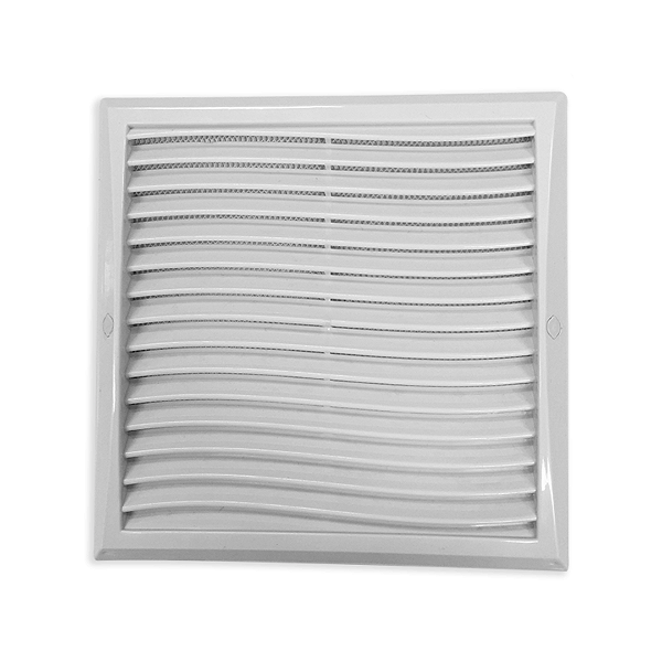 Grelha Ventilação Com Tela Quadrado 200X200mm Durín