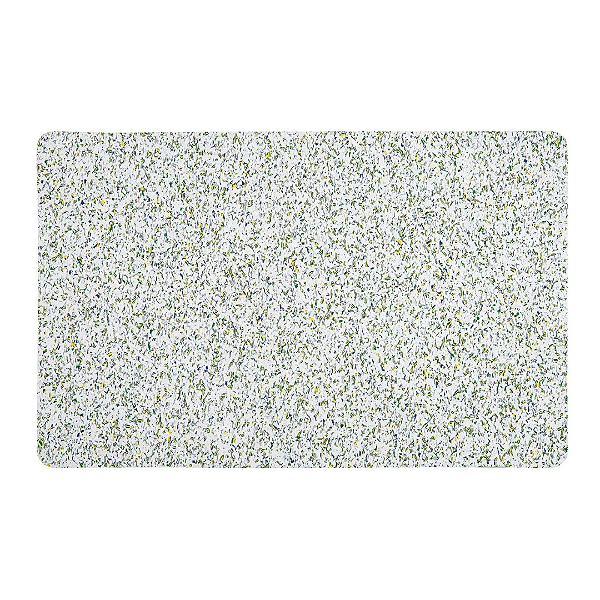 Tapete Para Banheiro Rubberkap 5mm Branco 60X40cm Kapazi