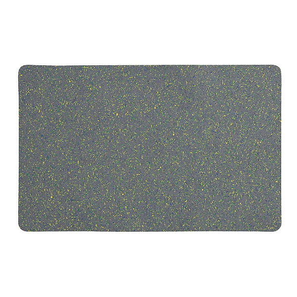 Tapete Para Banheiro Rubberkap 5mm Preto 60X40cm Kapazi
