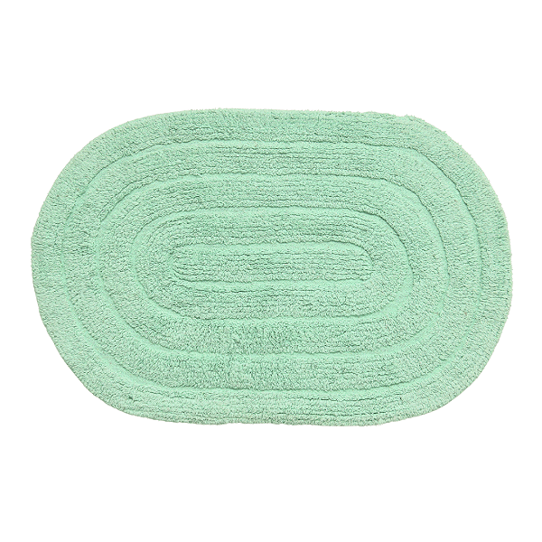 Tapete Allegro Verde Menta Oval 40X60cm Kapazi
