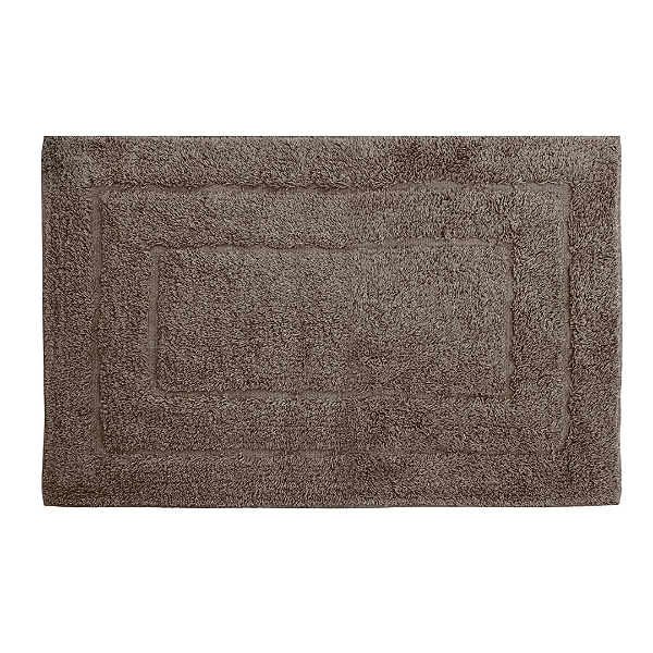 Tapete Para Banheiro Happy Marrom Retangular 40X60cm Kapazi