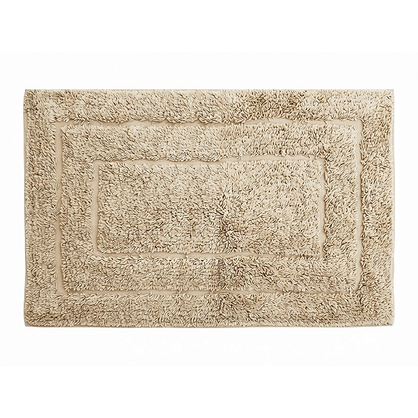 Tapete Para Banheiro Happy Bege Retangular 40X60cm Kapazi