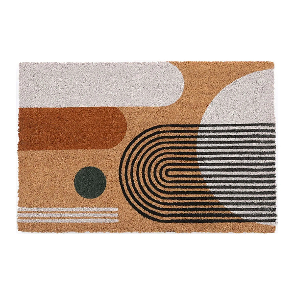 Tapete Entrada Fibra Coco Urban 75x50cm Kapazi