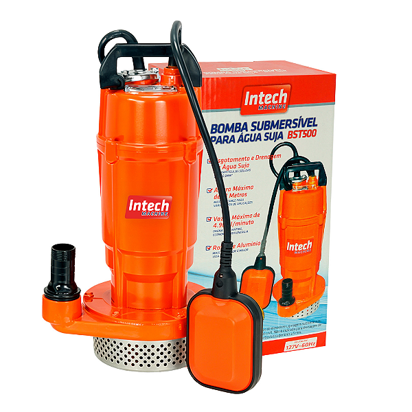 Bomba Água Submersível BST500 - 220V Intech Machine
