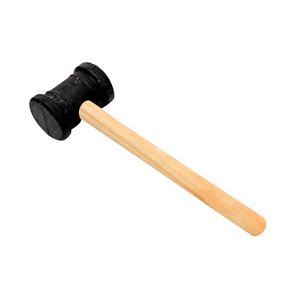 Martelo Borracha 60mm Preto Ferragens Agostinho