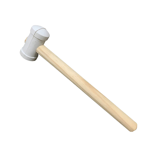 Martelo Borracha 40mm Branco Agostinho