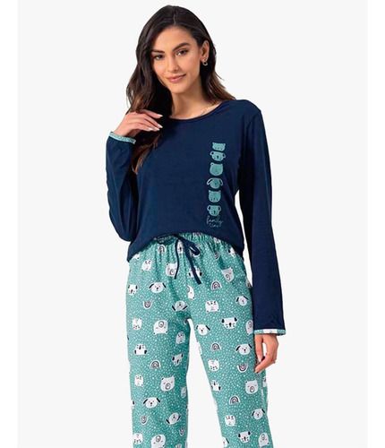 Pijama Longo Feminino Lua Encantada 10100146