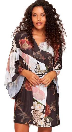Robe E Camisola Recco Supermicro Renda 14456