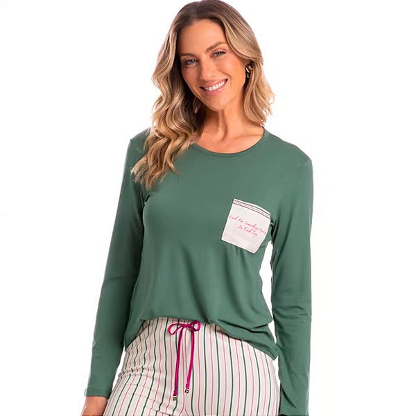 Pijama, Daniela Tombini, Feminino, Longo, Lina,1228E