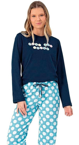 Pijama Longo Feminino Lua Encantada 10100106
