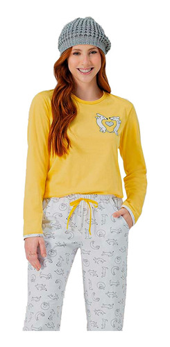 Pijama, Lua Encantada, Longo Feminino, 10100148