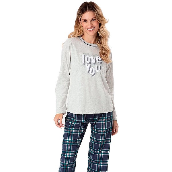Pijama, Lua Cheia, Feminino Longo, 9966