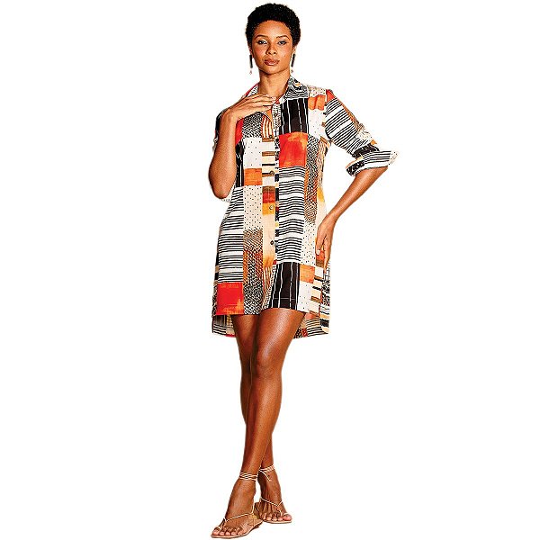 Saída de Praia, De Chelles, Chemise, Acordes, SP1183BQ