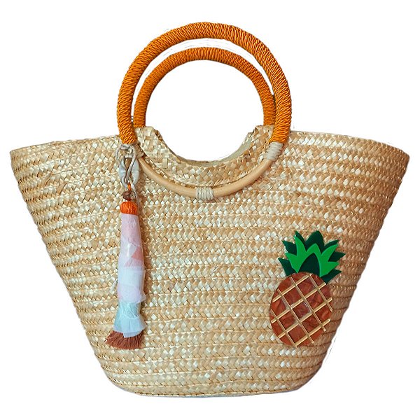 Bolsa De Praia Feminina Artesanal Palha SA001