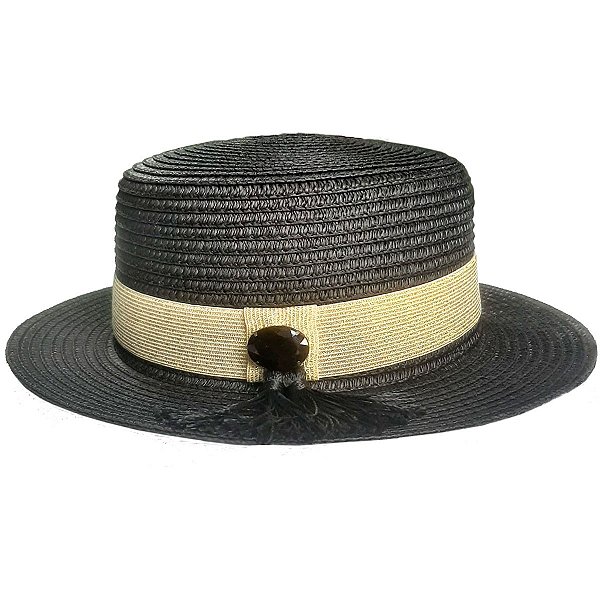 Chapéu De Praia Feminina  Sintético Palha Ch003