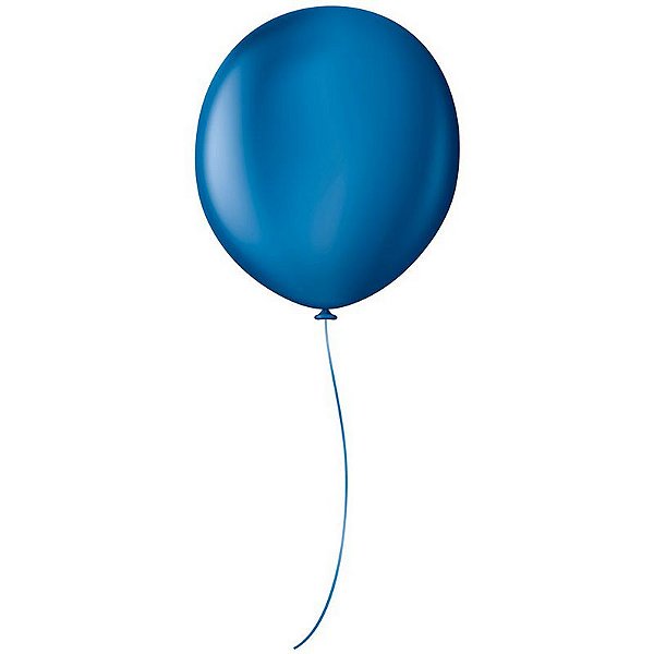 BALÃO PROFISSIONAL PREMIUM UNIQ 16" 40CM  - AZUL CLASSICO  - COM 10 UNIDADES - SÃO ROQUE