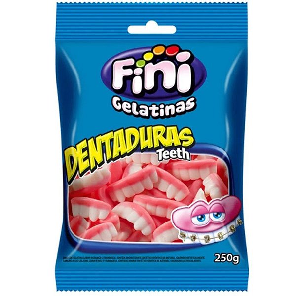 BALA DE GELATINA FINI  DENTADURAS 250G - FINI