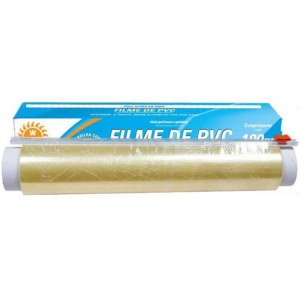 ROLO DE FILME PVC DE 100M X 45CM - 1 UNIDADE -  WYDA