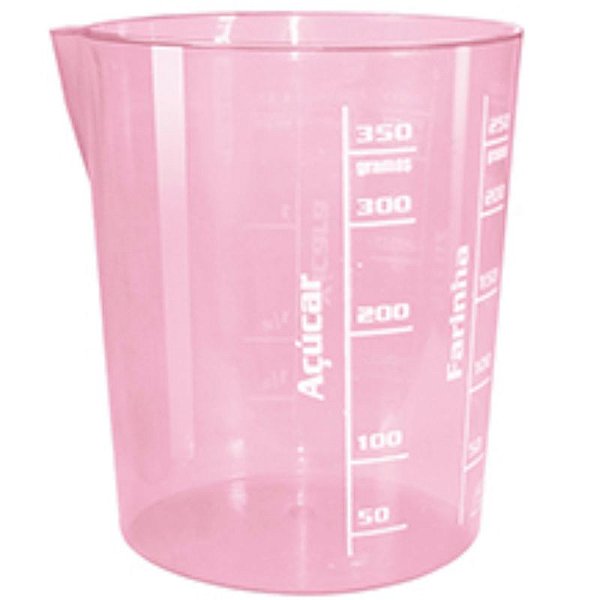 COPO MEDIDOR ROSA  MULTIUSO - 0,4L - 01 UNIDADE - INJETEMP