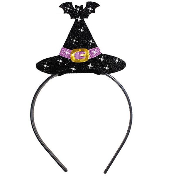 TIARA HALLOWEEN CHAPÉU DE BRUXA EM EVA   - REF 205118 - COM 01 UNIDADE - PIFFER