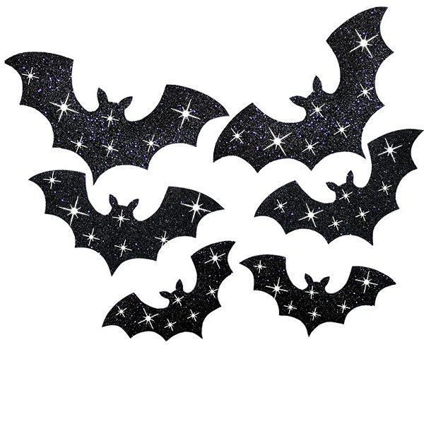 Painel Letreiro Happy Halloween Dia Das Bruxas Morcego Eva