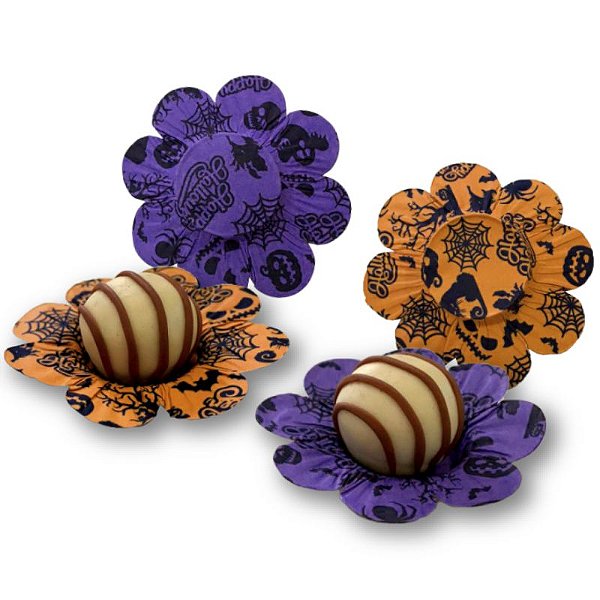 FORMINHAS DECORATIVAS PARA DOCES HALLOWEEN  - REF  205137 - COM 30 UNIDADES - PIFFER