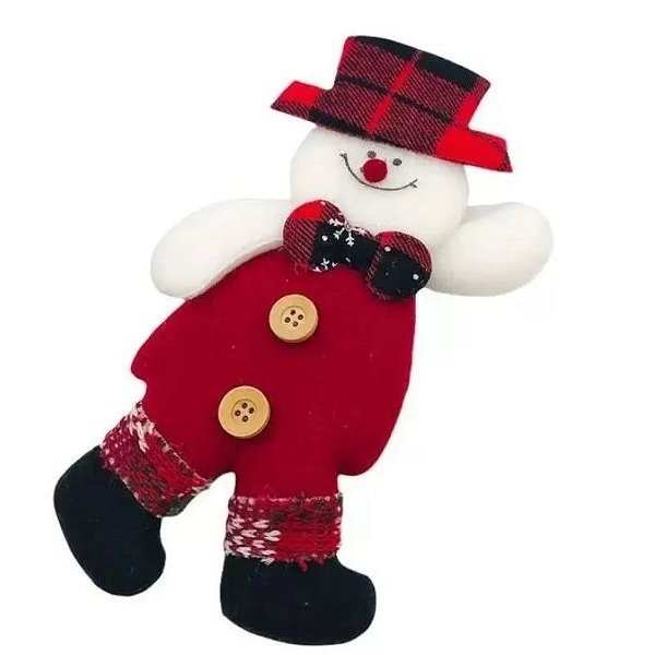 ENFEITE BONECO DE NEVE NATAL - CONTÉM 1 UNIDADE - MASTER CRISTINAS