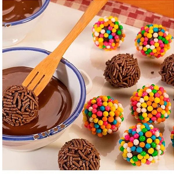 MINI GRANULADO CHOCO POWER BALL MICRO COLORIDO - CONTÉM 300G - MAVALÉRIO