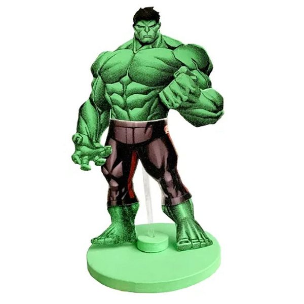 ENFEITE DE MESA VINGADORES HULK - CONTÉM 01 UNIDADE - PIFFER