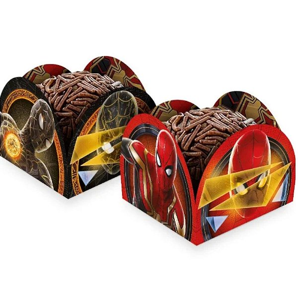 PORTA FORMINHA FESTA HOMEM ARANHA 3 -50 UNIDADES - REGINA FESTAS