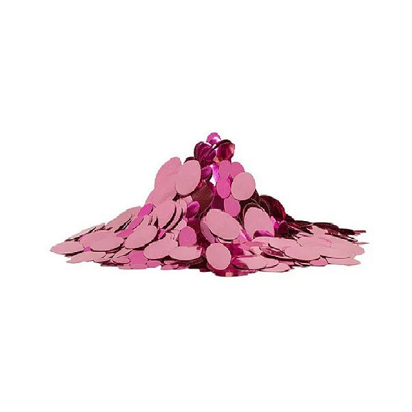 CONFESTINHOS DECORATIVO REDONDO ROSA - 25G - MUNDO BIZARRO